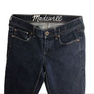 Madewell Dark Wash Straight Blue Jeans Sz 2